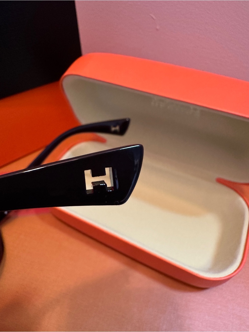 Hermès Brown Sunglasses with Gold Accents - Picture 4 of 12